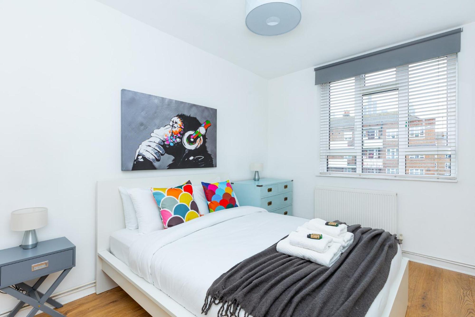 Bright Modern 1 Bedroom Flat, 5 Min To Vauxhall St Londen Buitenkant foto