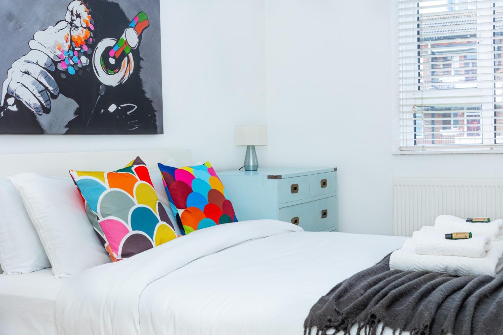 Bright Modern 1 Bedroom Flat, 5 Min To Vauxhall St Londen Buitenkant foto