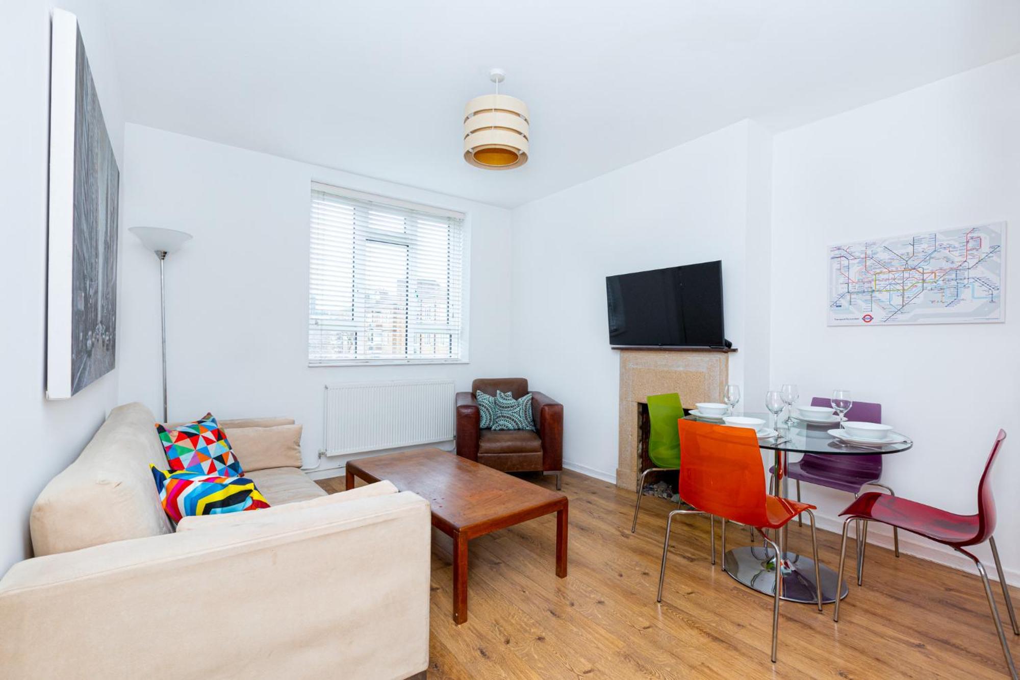 Bright Modern 1 Bedroom Flat, 5 Min To Vauxhall St Londen Buitenkant foto