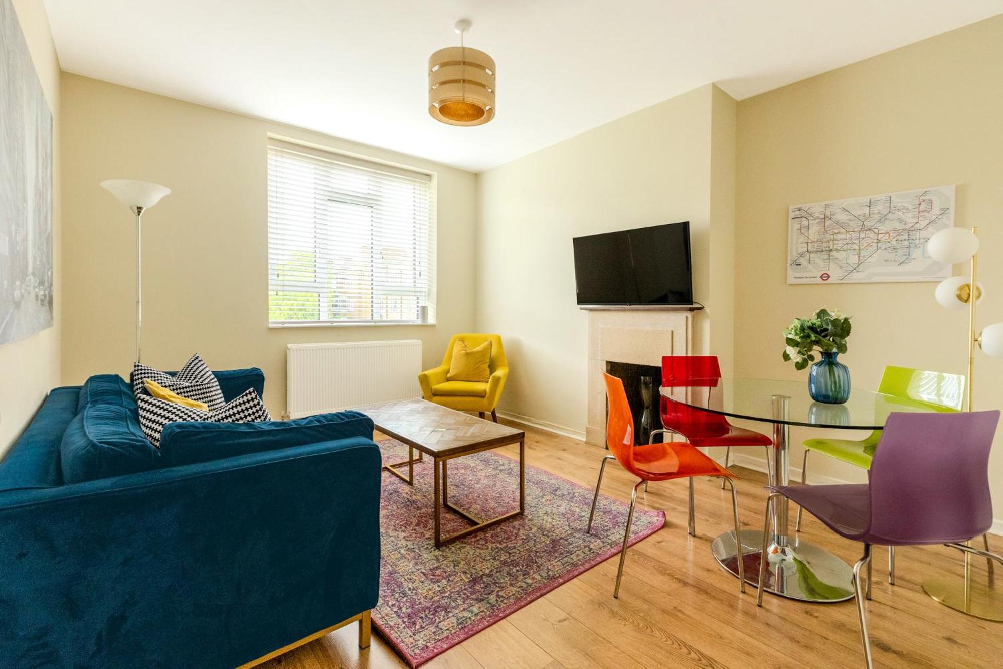 Bright Modern 1 Bedroom Flat, 5 Min To Vauxhall St Londen Buitenkant foto