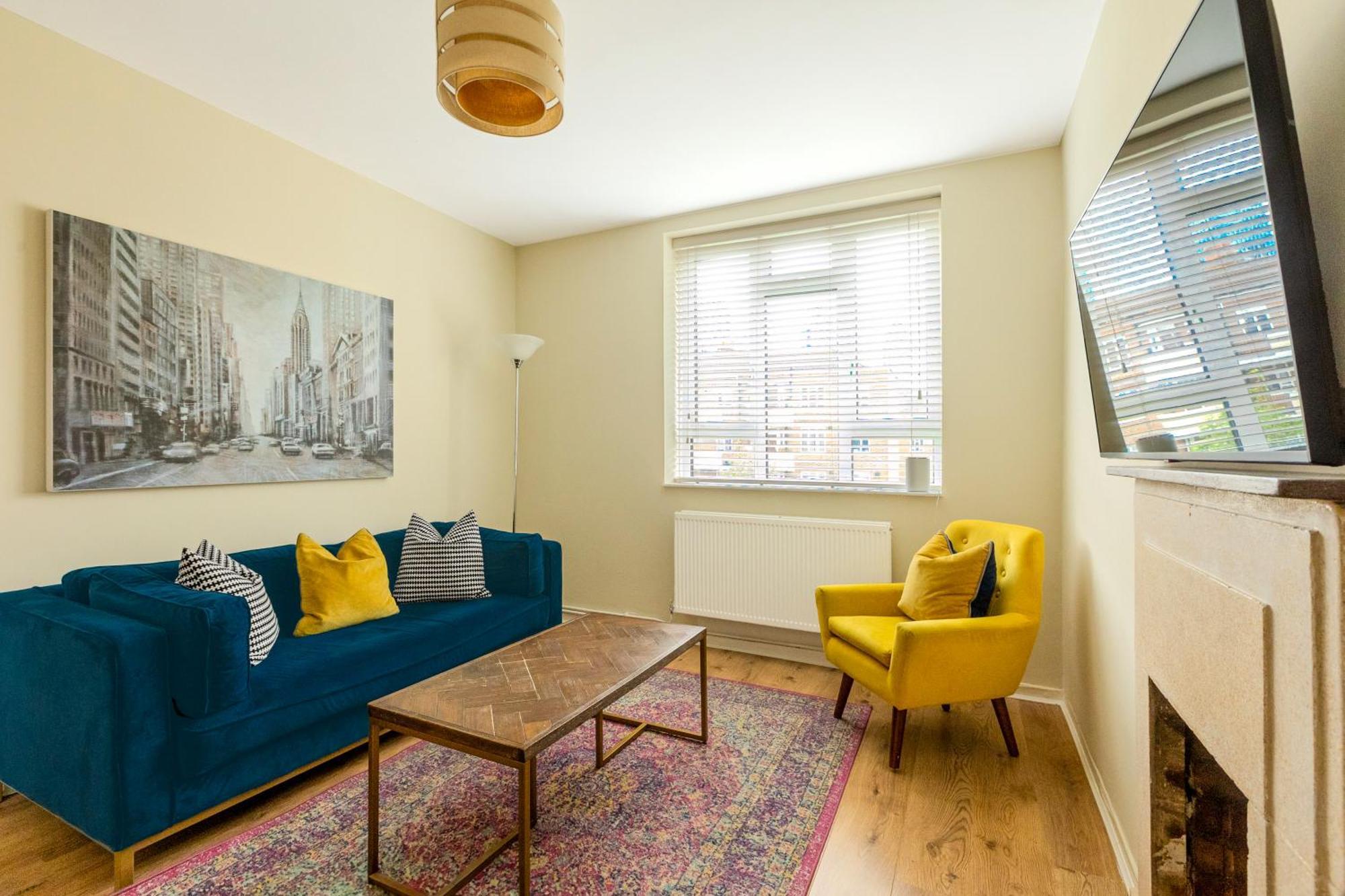 Bright Modern 1 Bedroom Flat, 5 Min To Vauxhall St Londen Buitenkant foto